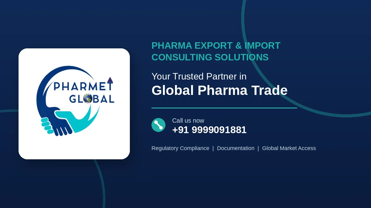 How Can You Successfully Export Pharma Products from India with the Right Consulting Support?