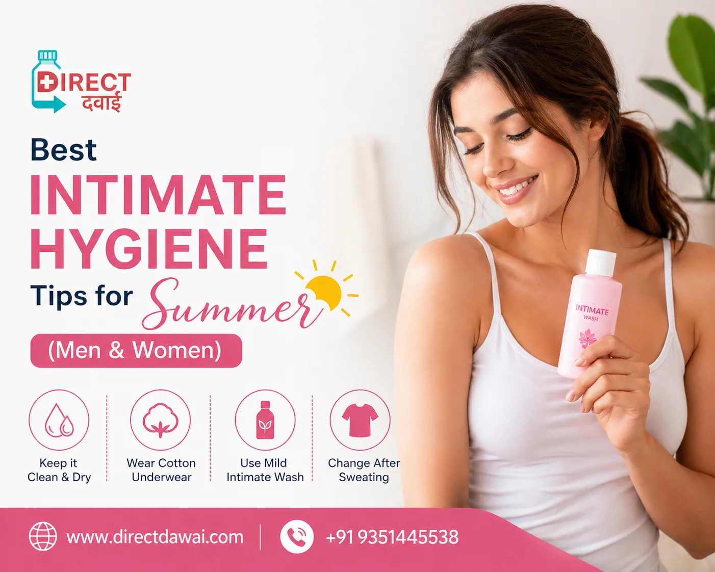 Best Intimate Hygiene Tips for Summer (Men & Women)