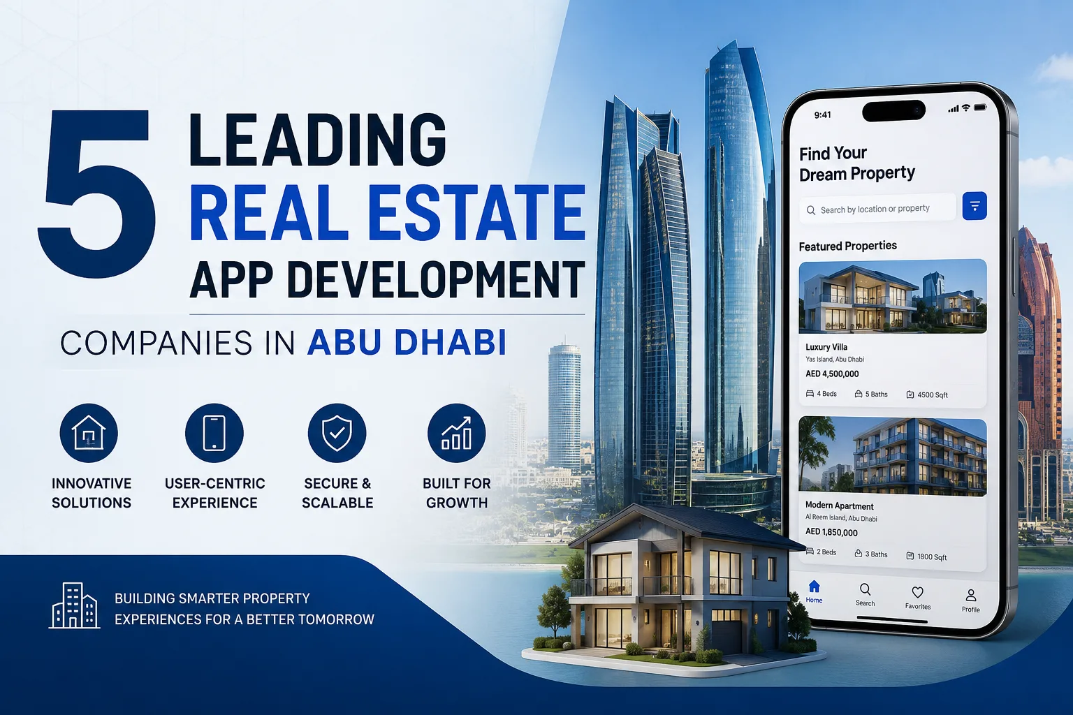 5 Leading Real Estate App Development Companies in Abu Dhabi