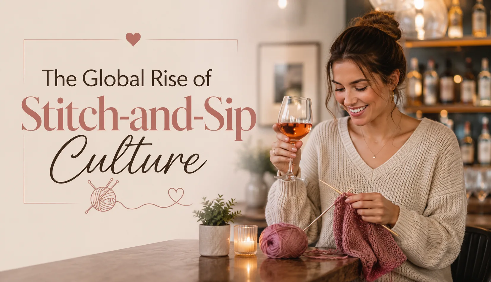 The Global Rise of Stitch-and-Sip Culture