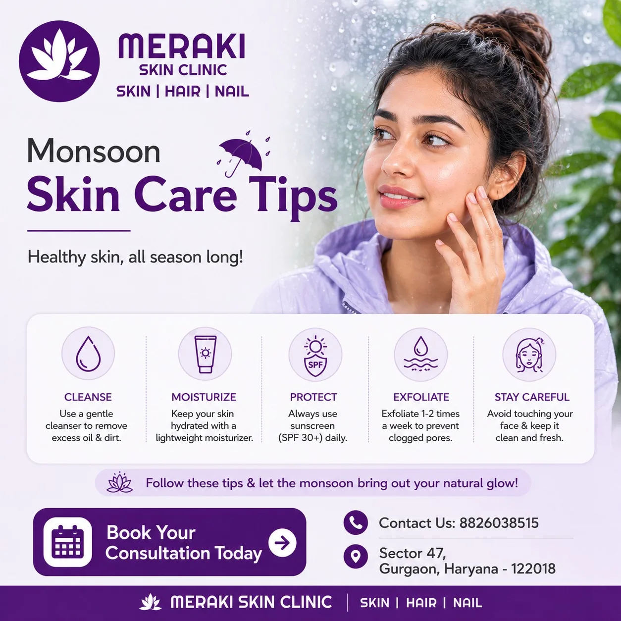 Best Aftercare Tips for Laser Hair Removal in Gurgaon During Rainy Season