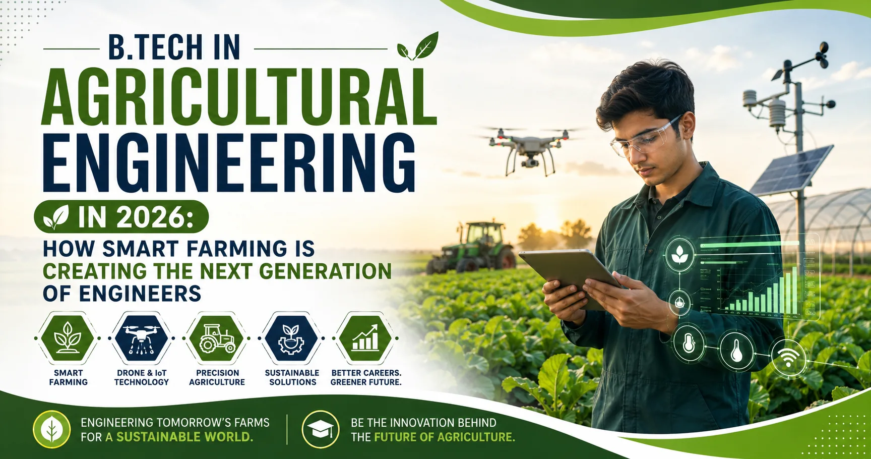 B.Tech in Agricultural Engineering in 2026: How Smart Farming Is Creating the Next Generation of Engineers
