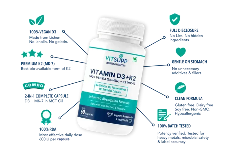 VitSupp Vitamin D3 + K2: The Complete Guide to Strong Bones & Better Health