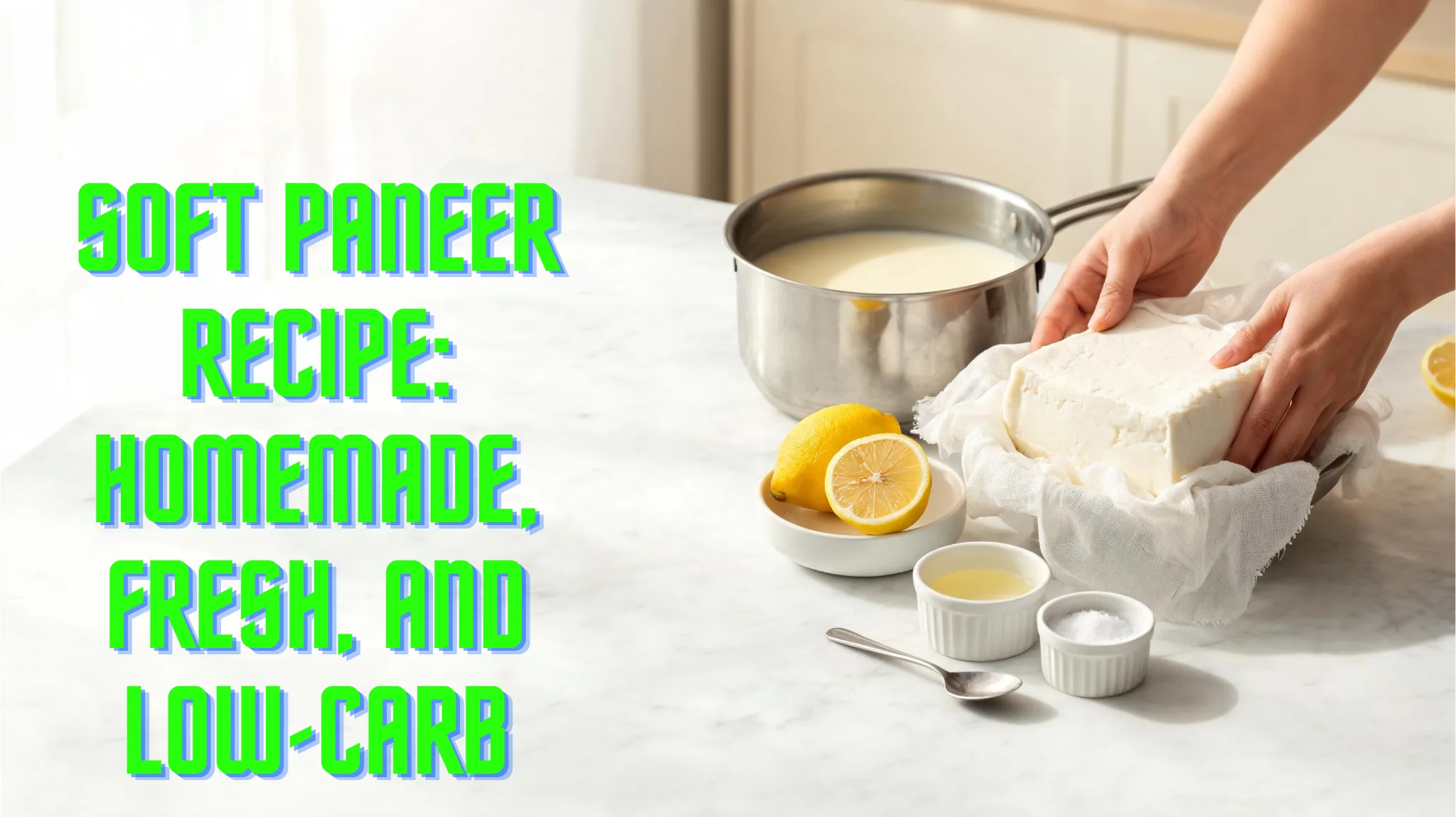 Easy Homemade Paneer Recipe for Low-Carb and Keto Diets