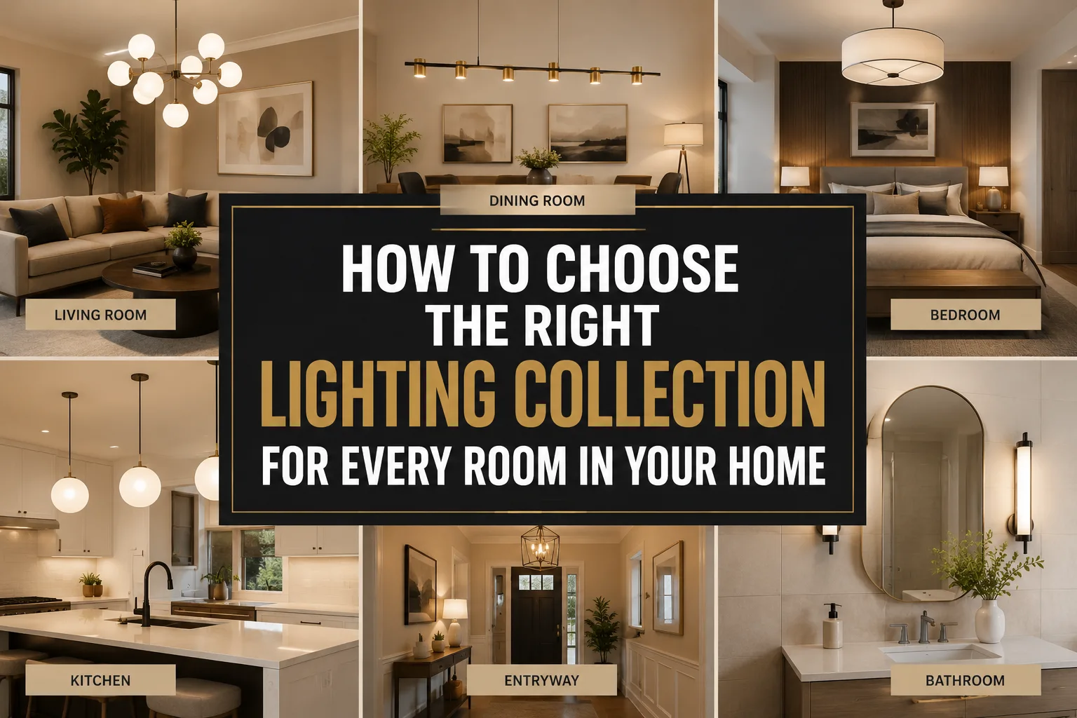 How to Choose the Right Lighting Collection for Every Room in Your Home