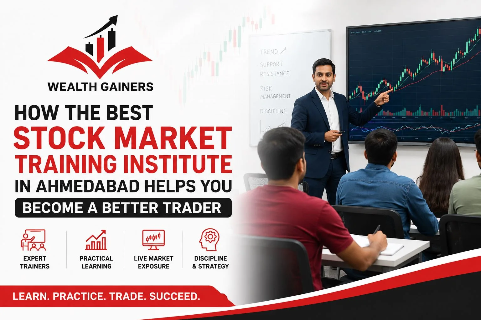 How the Best Stock Market Training Institute in Ahmedabad Helps You Become a Better Trader