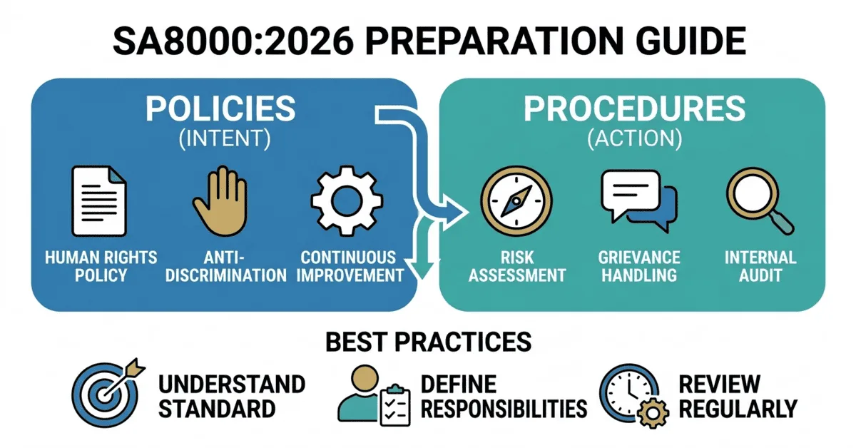 How to Prepare SA8000:2026 Policies and Procedures