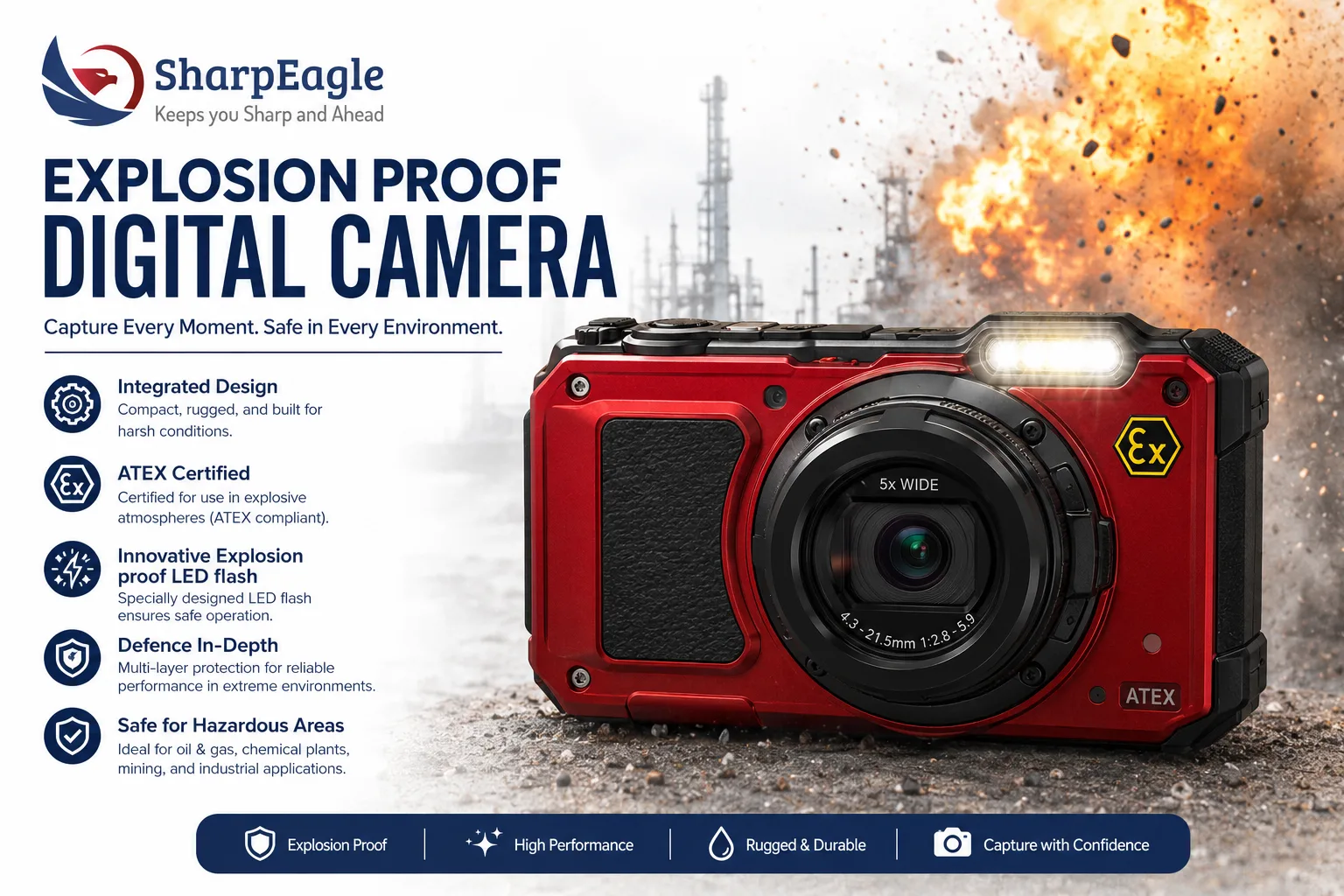 Why Every Hazardous Area Maintenance Contractor Should Carry an Ex Proof Digital Camera