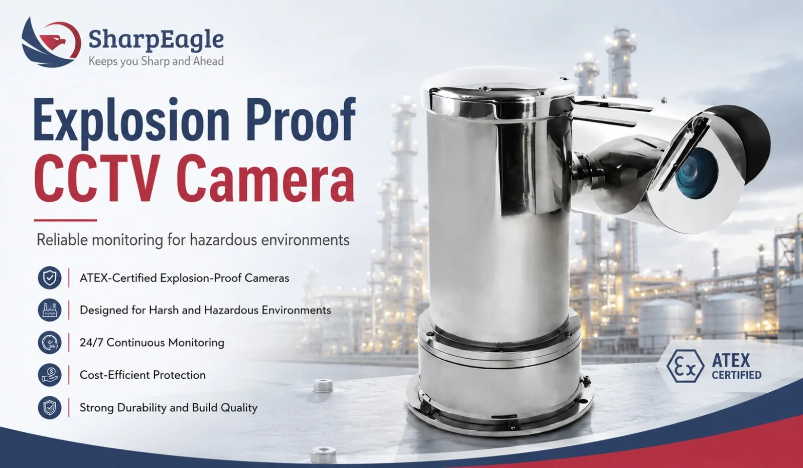 Why Saudi Arabia's Automotive and Heavy Equipment Plants Need Explosion Proof CCTV Camera Technology in Hazardous Areas