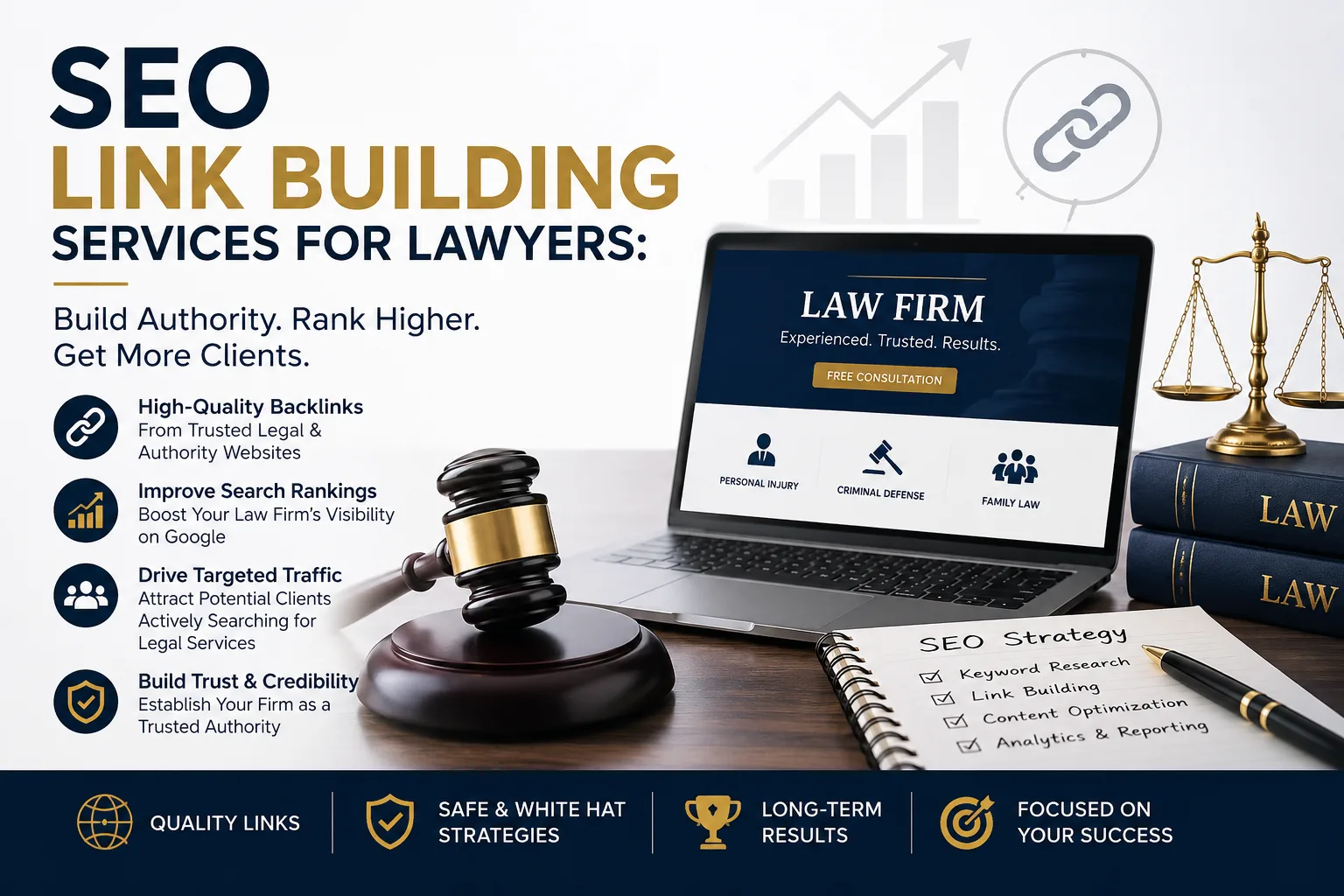 SEO Link Building Services for Lawyers: Strengthening Legal Websites for Long-Term Growth