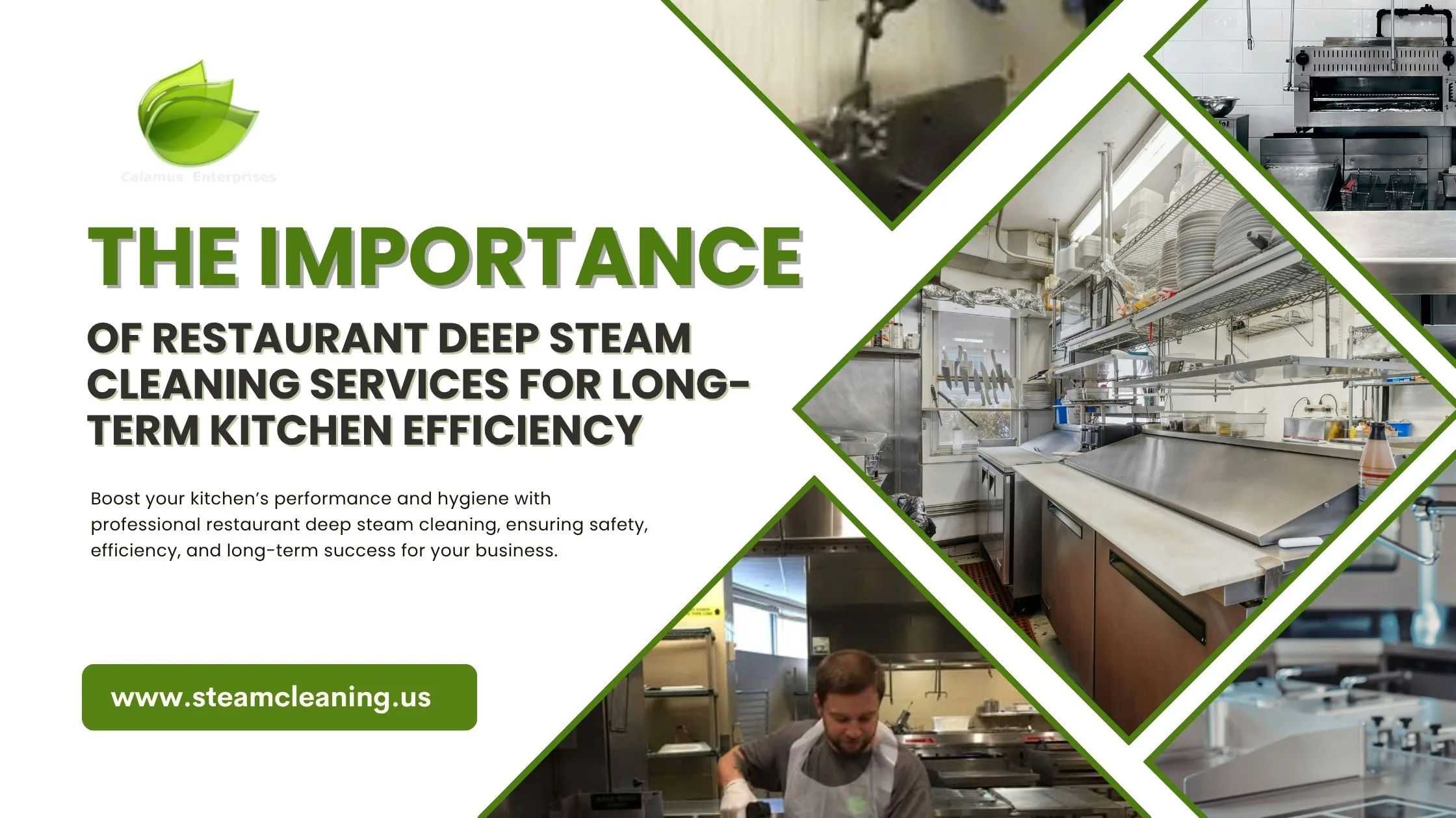 The Importance of Restaurant Deep Steam Cleaning Services for Long-Term Kitchen Efficiency