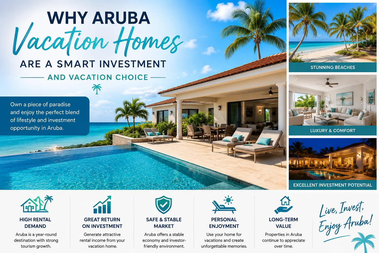 Why Aruba Vacation Homes Are a Smart Investment and Vacation Choice