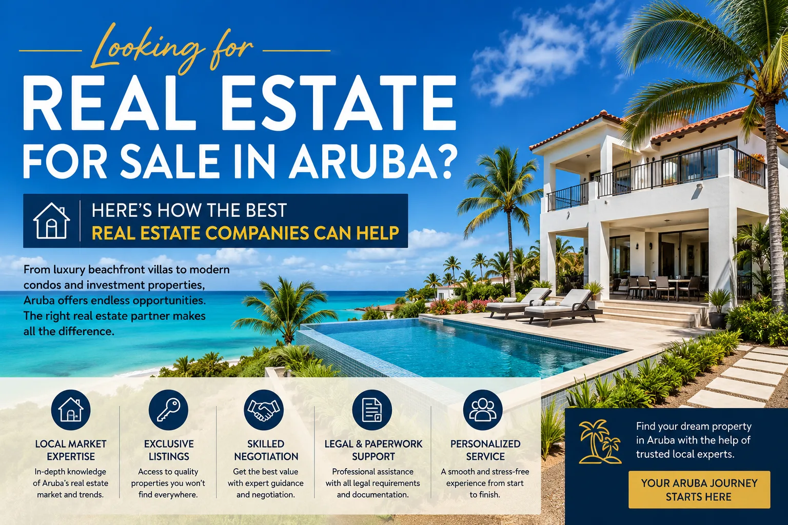 Looking for Real Estate for Sale in Aruba? Here's How the Best Real Estate Companies Can Help