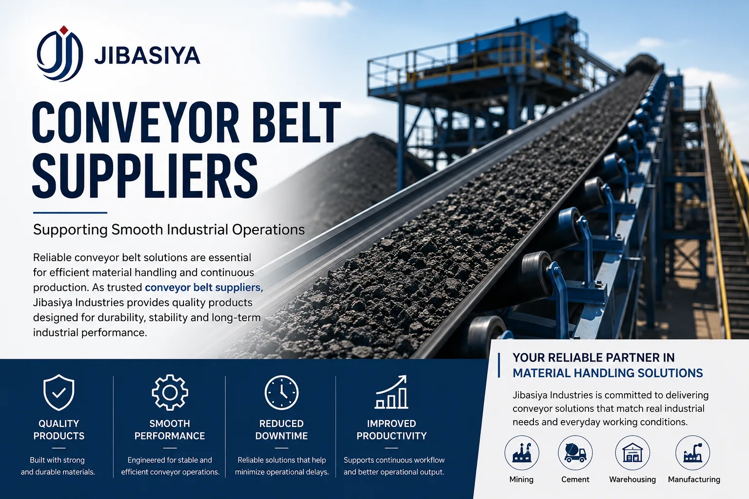 Conveyor Belt Suppliers and Their Importance in Industrial Material Handling