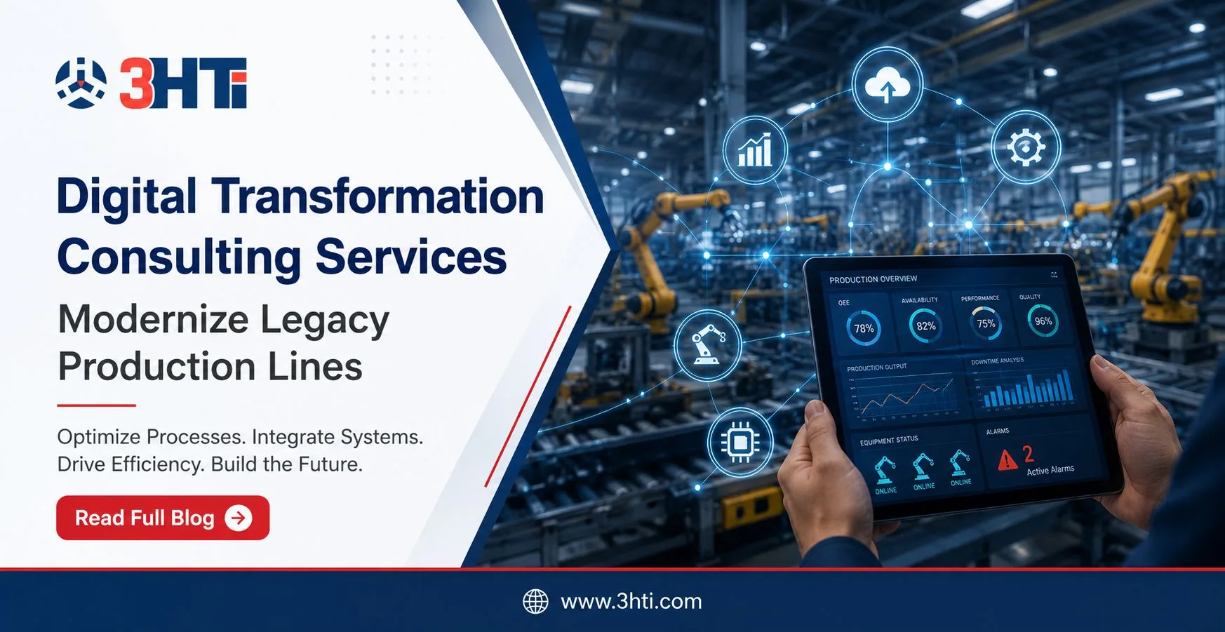 How Digital Transformation Consulting Services Modernize Legacy Production Lines