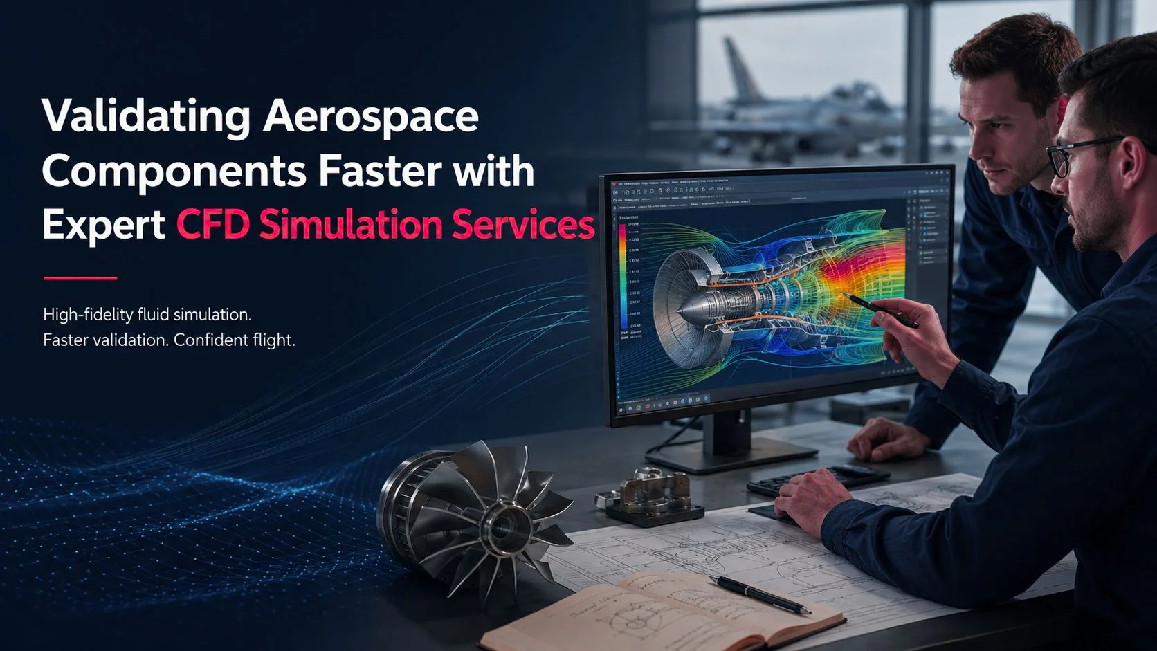 Validating Aerospace Components Faster with Expert CFD Simulation Services