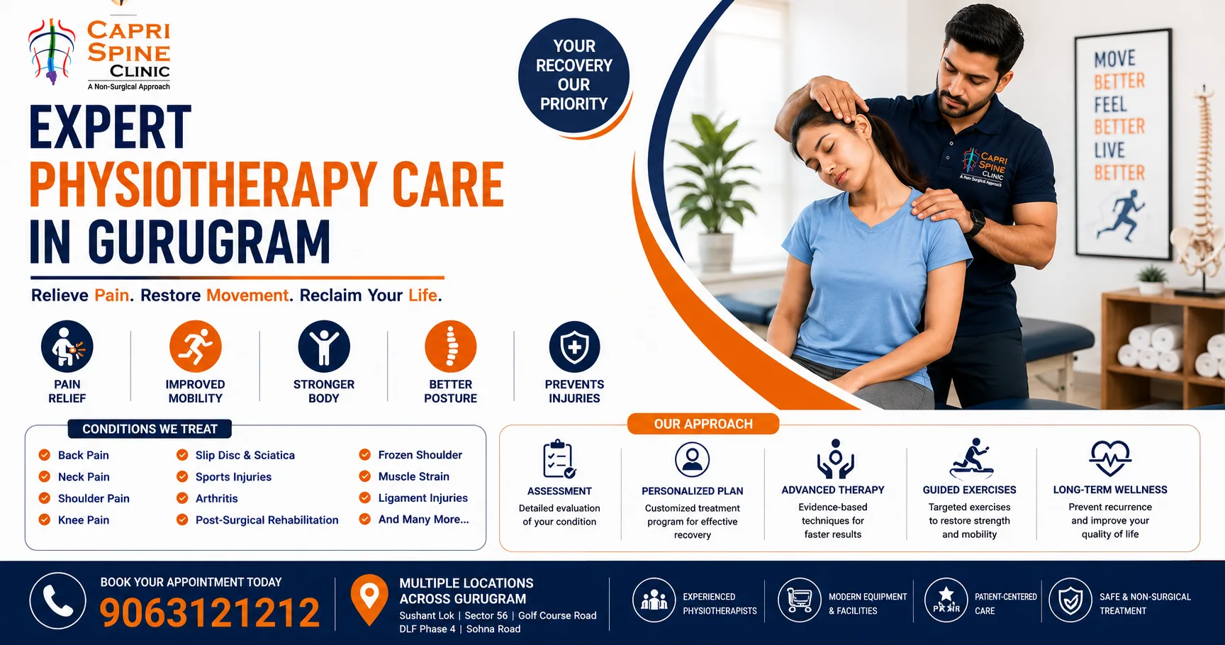 How Expert Physiotherapy Can Help You Live an Active and Pain-Free Life in Gurugram