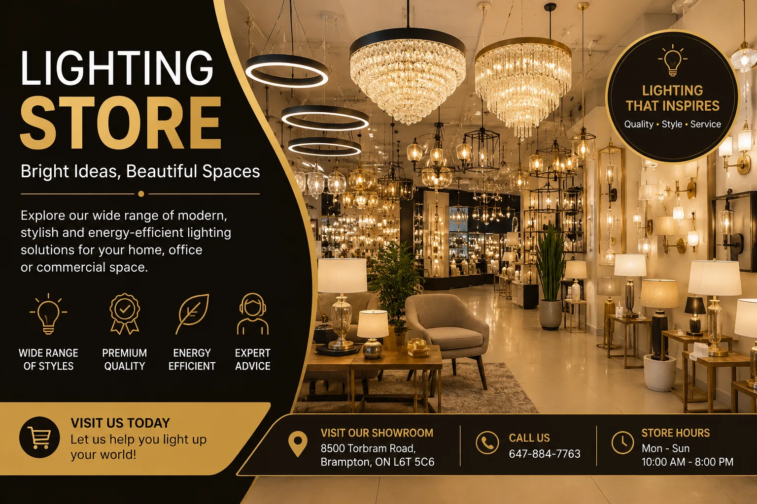 How Can a Trusted Lighting Store in Brampton Help You Find the Perfect Lighting for Every Room?