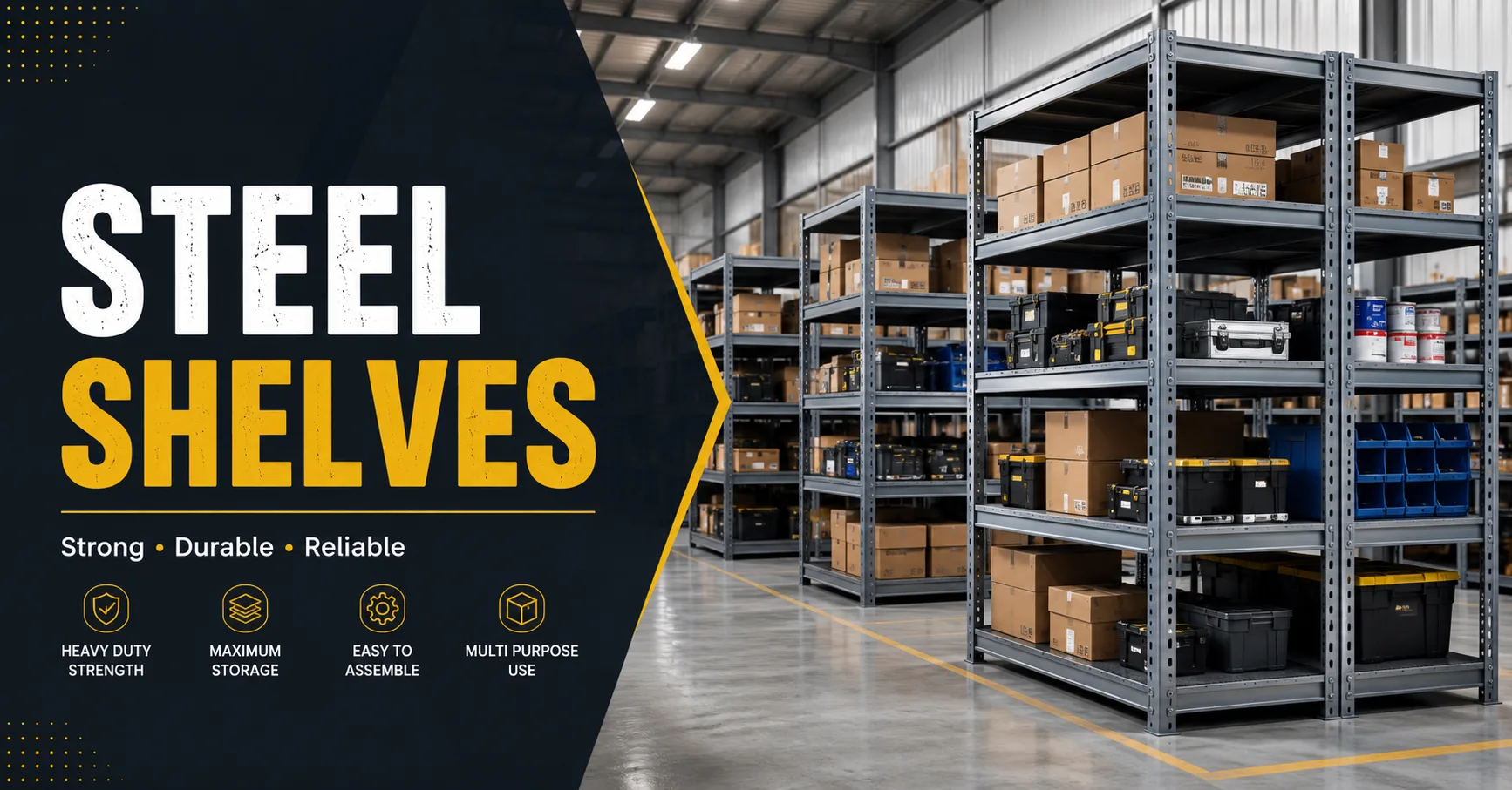 Industrial Steel Shelves: Durable, Reliable, and Built for Heavy Loads