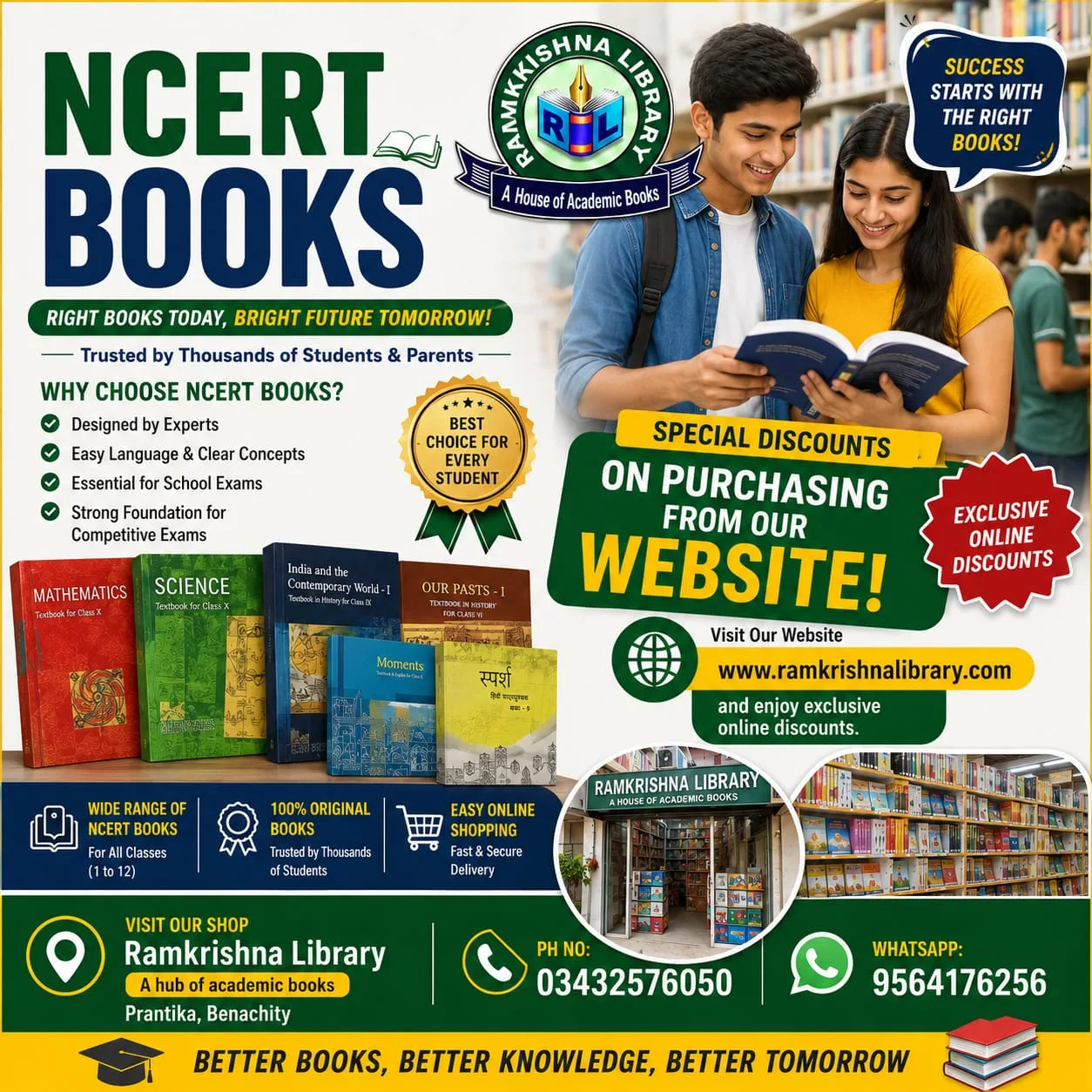 You’re Guide to Buying Academic Books in Durgapur: Everything Ramkrishna Library Offers