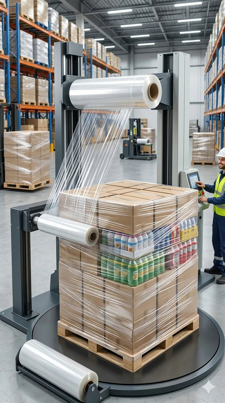 Utilisation du Film Étirable dans la Logistique de l’Industrie Textile et de l’Habillement en France
