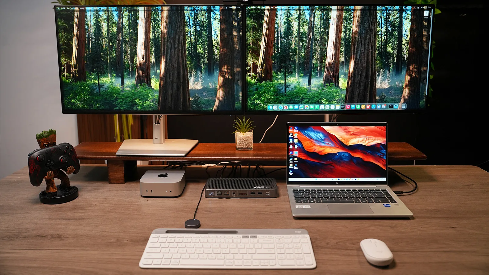 Building a Mac Mini AI Workstation with a KVM Switch Setup