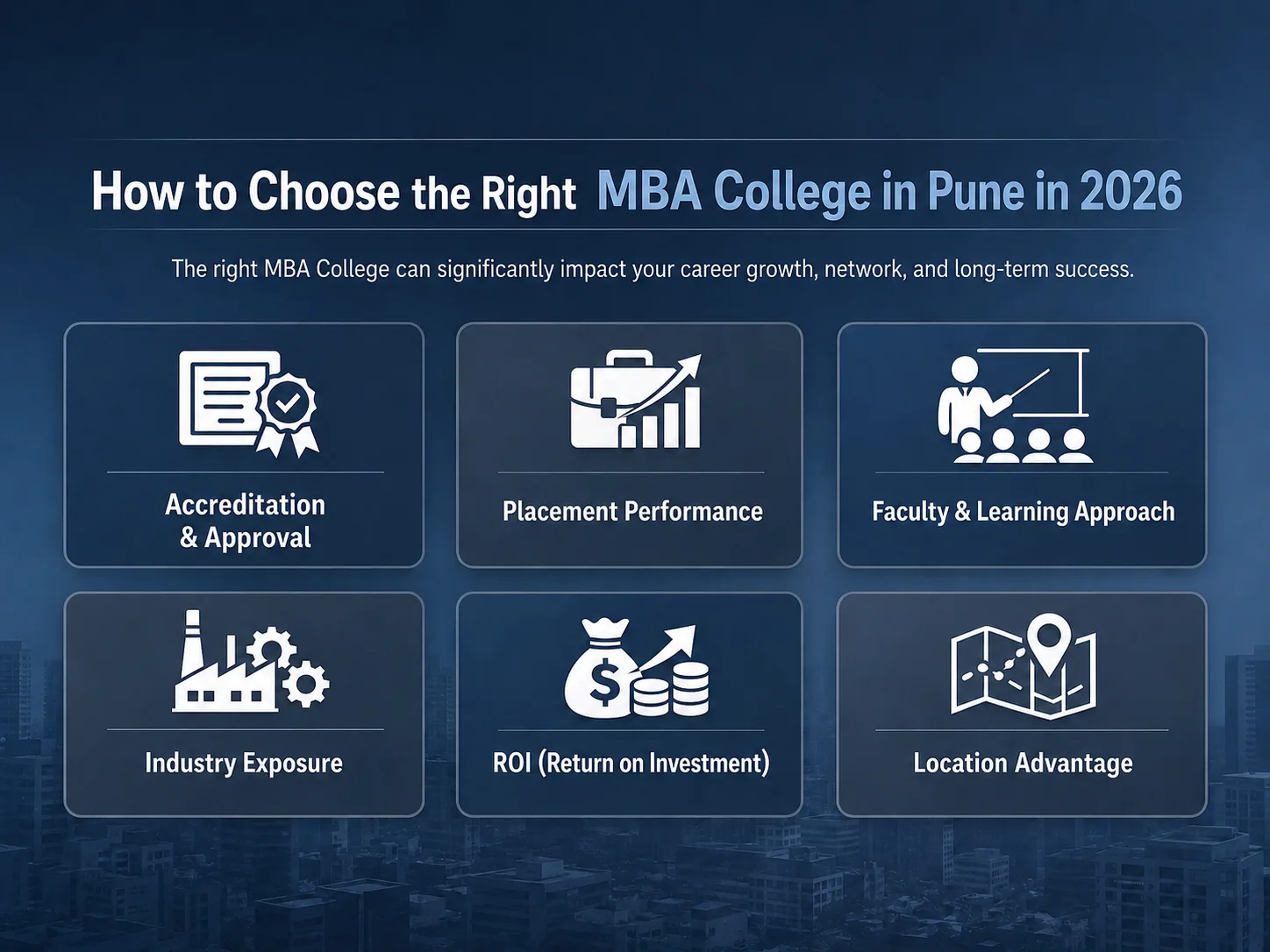 How to Choose the Right MBA College in Pune in 2026
