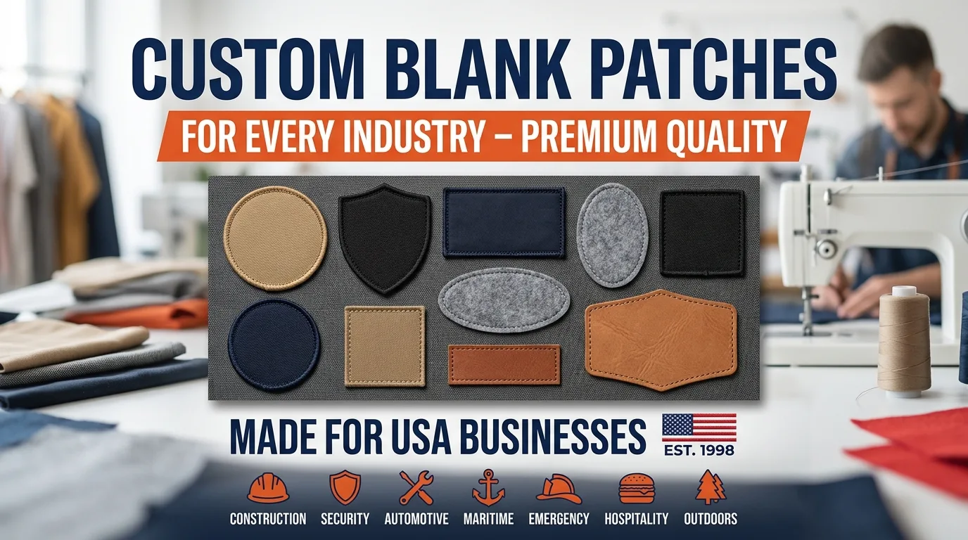 Custom Blank Patches for Every Industry – Premium Quality Made for USA Businesses