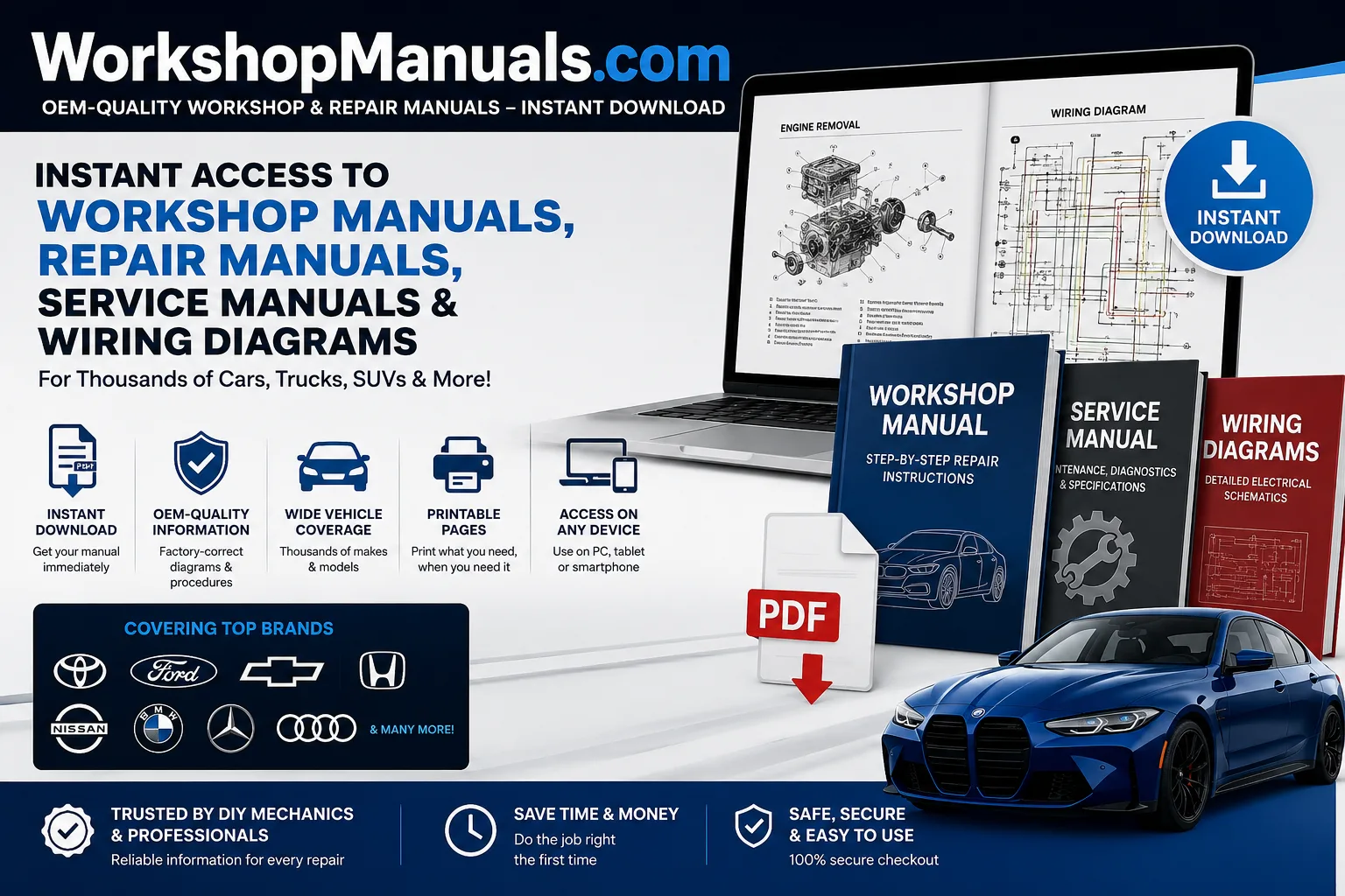 Where Can You Find OEM-Quality Workshop Manuals, Service Manuals, and Wiring Diagrams on WorkshopManuals.com?