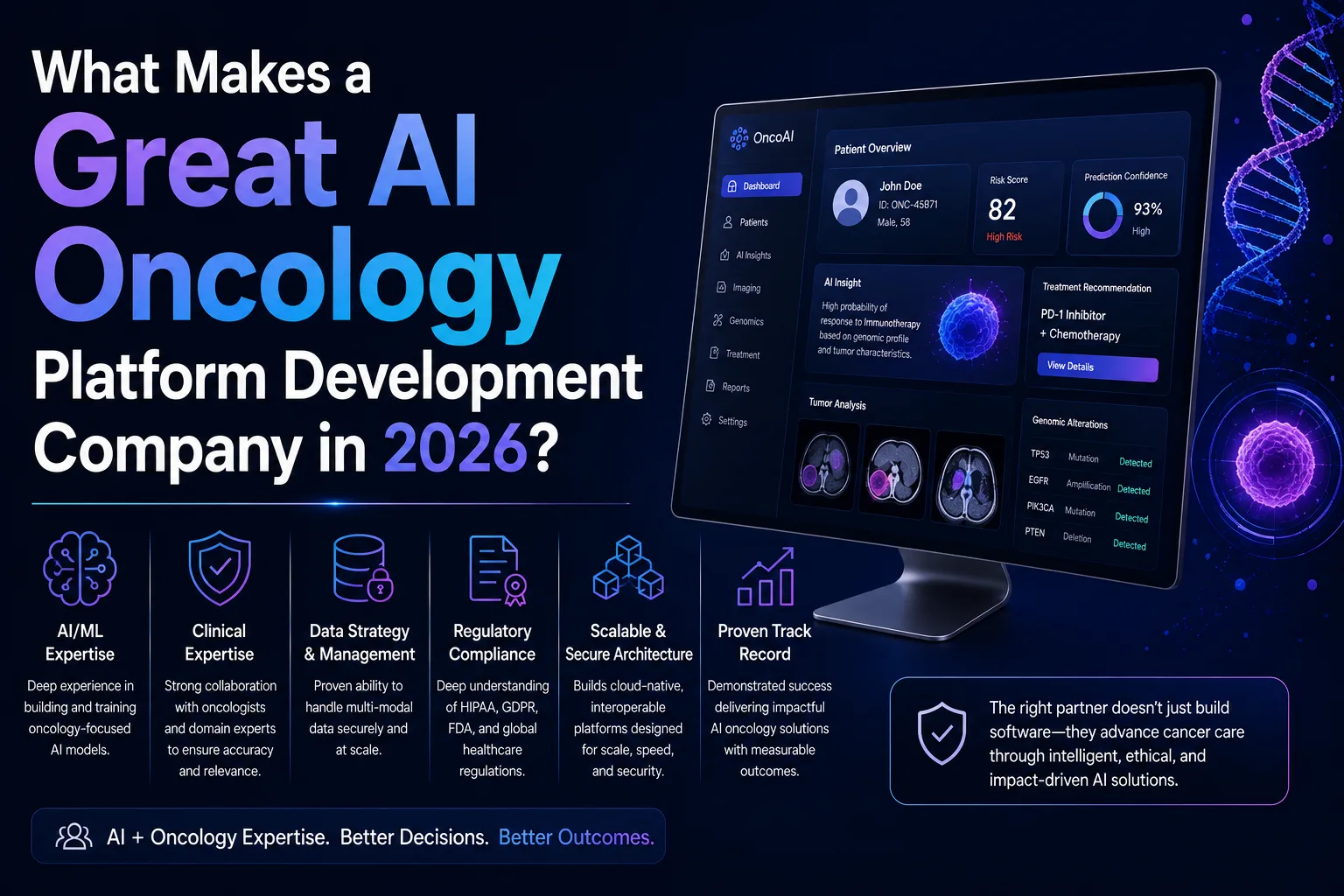 What Makes a Great AI Oncology Platform Development Company in 2026?