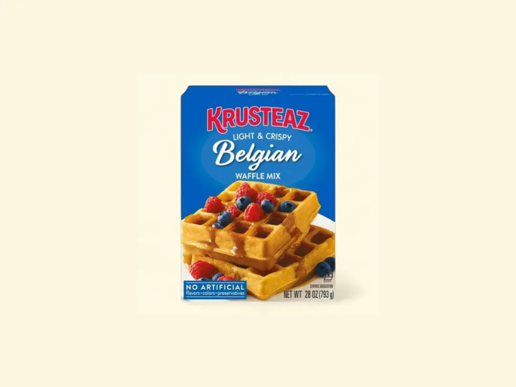 Krusteaz Light & Crispy Belgian Waffle Mix 28 oz by Krusteaz: A Simple Way to Enjoy Café-Style Waffles at Home