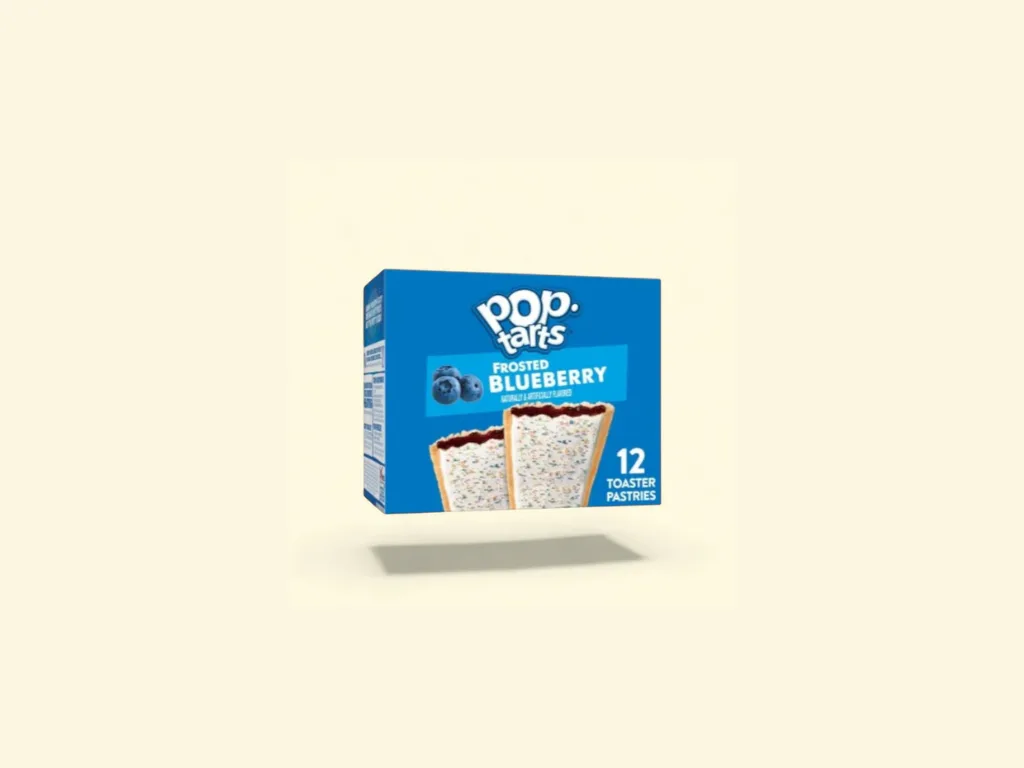 Pop-Tarts Frosted Blueberry Toaster Pastries (1 Pack) by Kellogg's: A Classic Breakfast Favorite for Busy Days