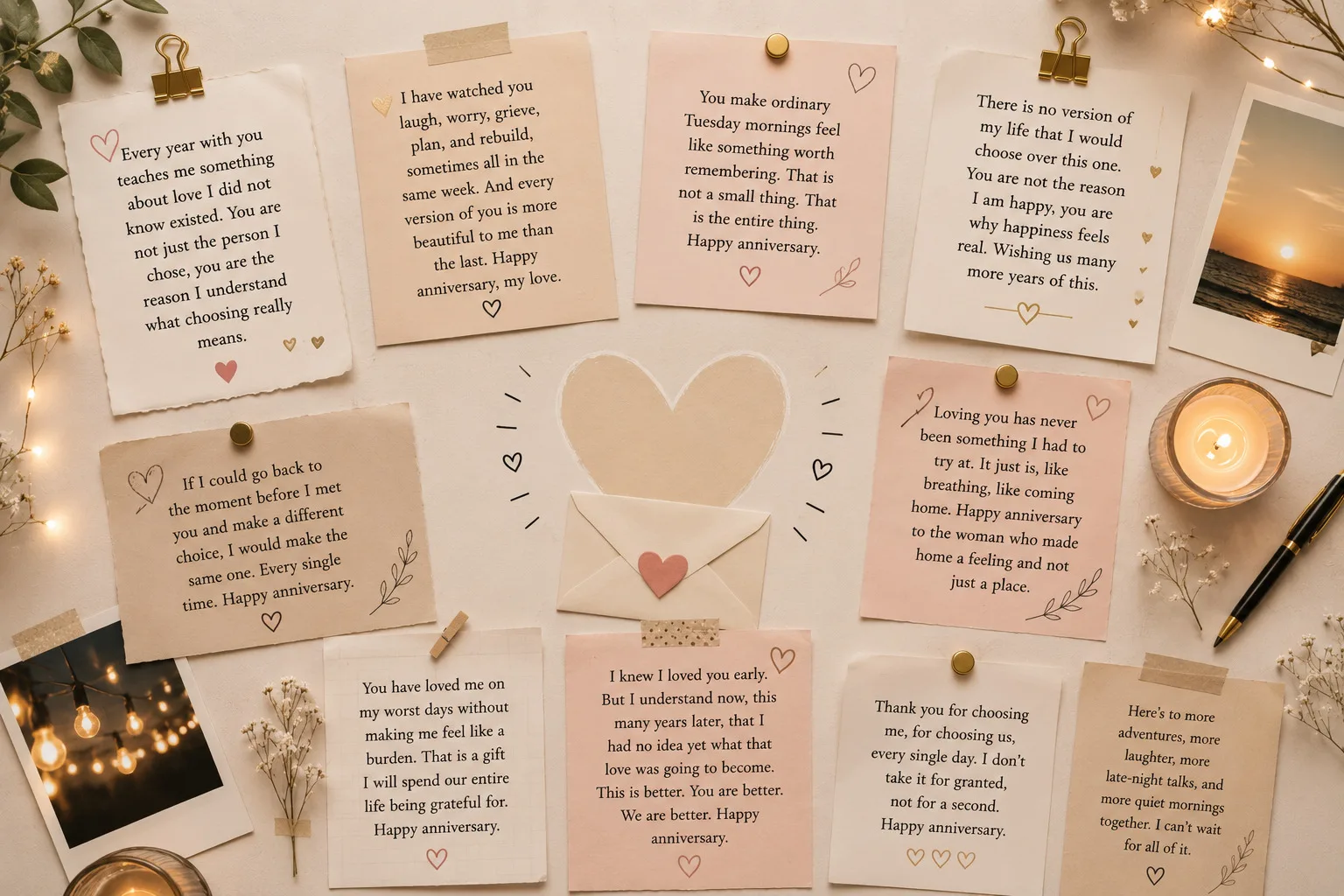 Heart Touching Anniversary Wishes for Wife to Share