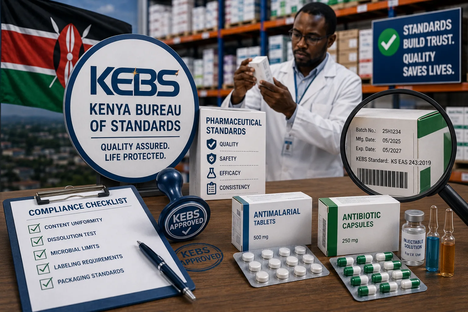 KEBS Standards for Pharmaceutical Products: What Every Distributor Must Know