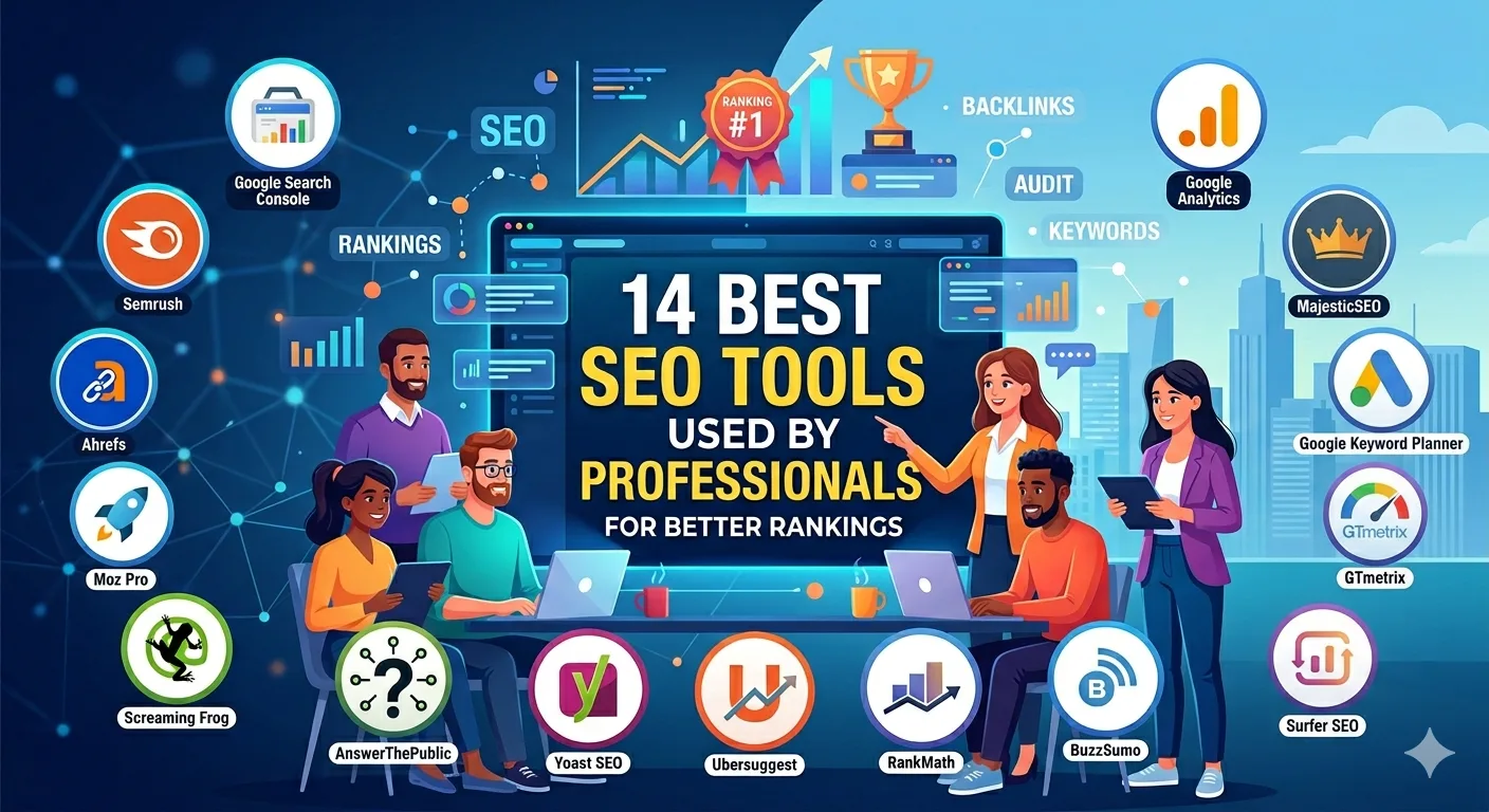 14 Best SEO Tools Used by Professionals for Better Rankings
