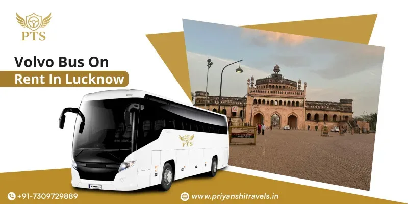 Volvo Bus on Rent in Lucknow for Overnight Group Journeys