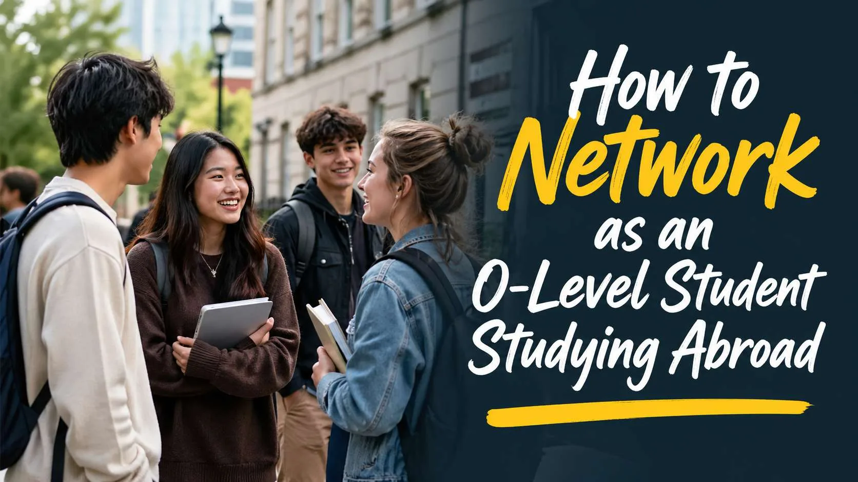 How to Network as an O-Level Student Studying Abroad