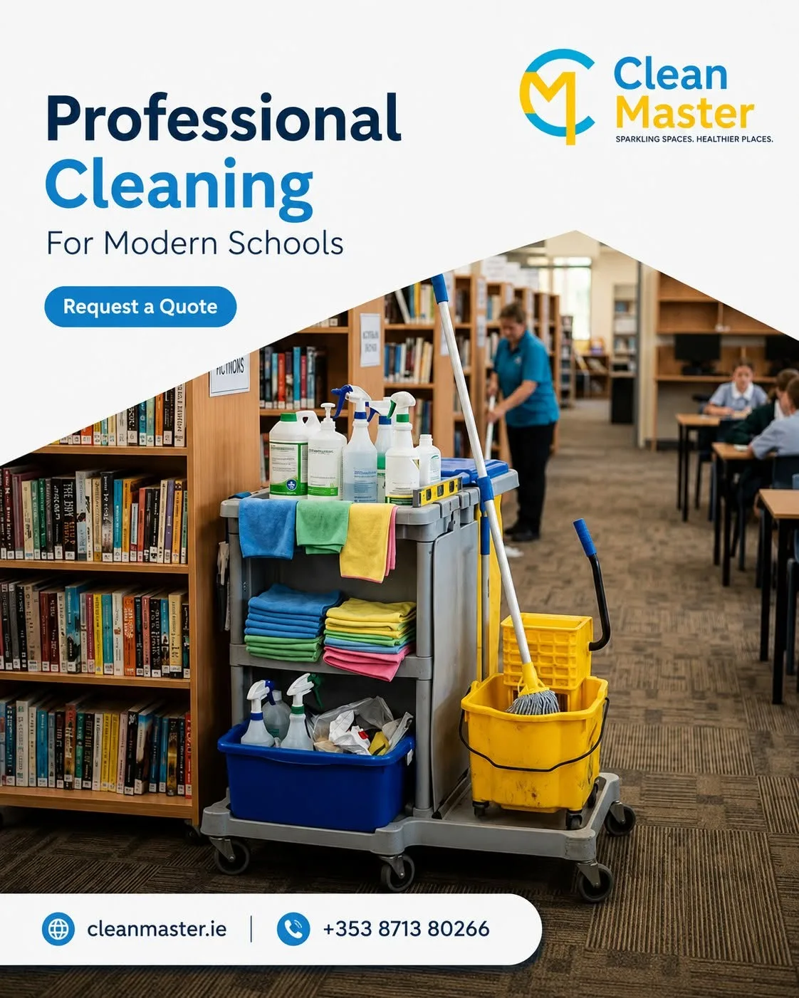 School Cleaning Kilkenny & Residential Cleaning Services by Clean Master