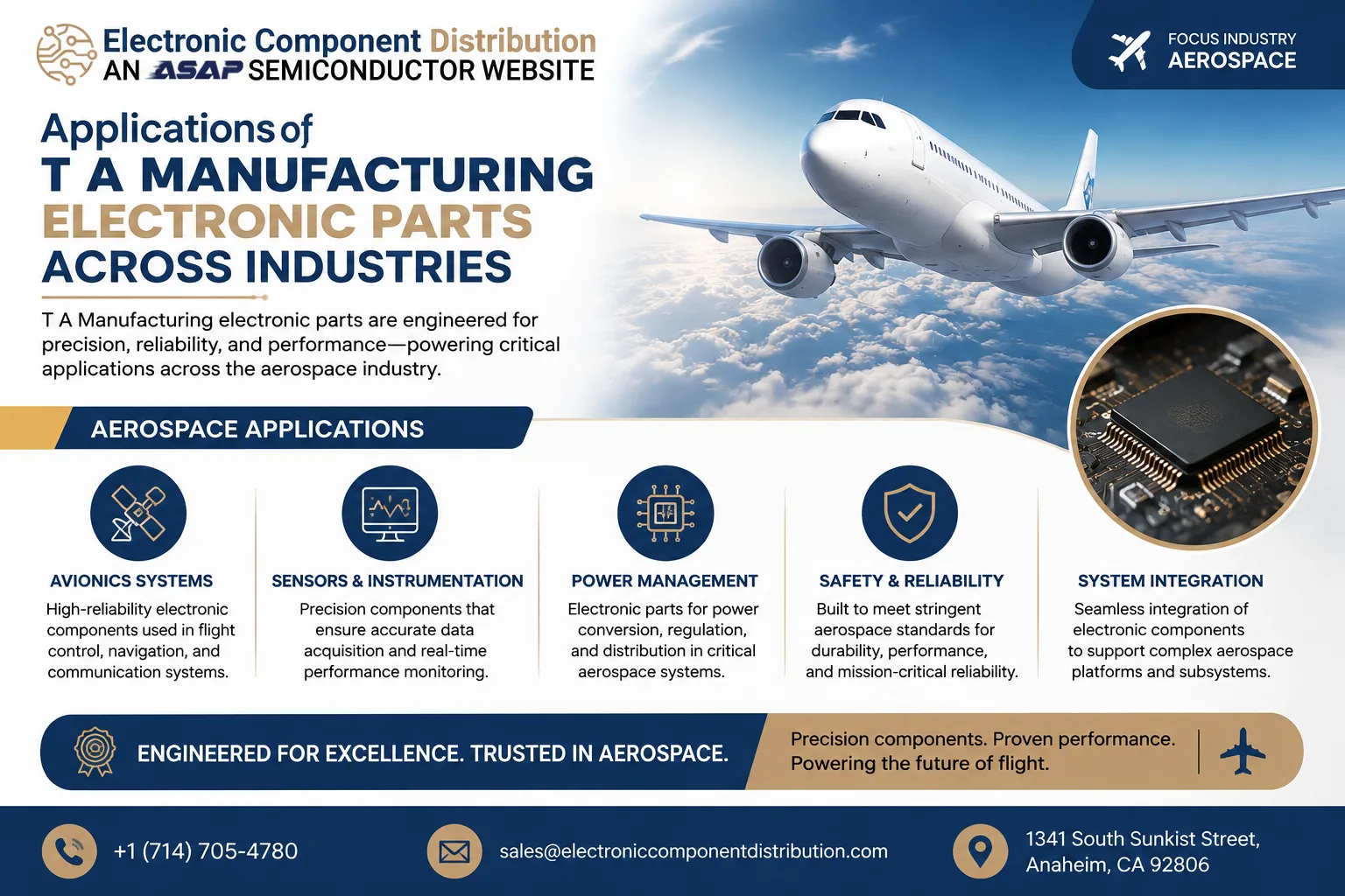 Applications of T A Manufacturing Electronic Parts Across Industries