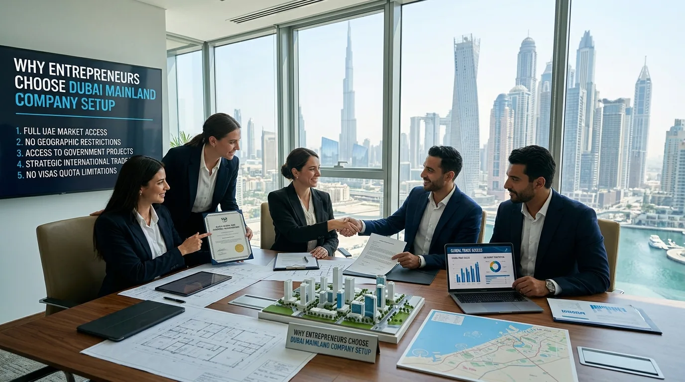 Why Entrepreneurs Choose Dubai Mainland Company Setup