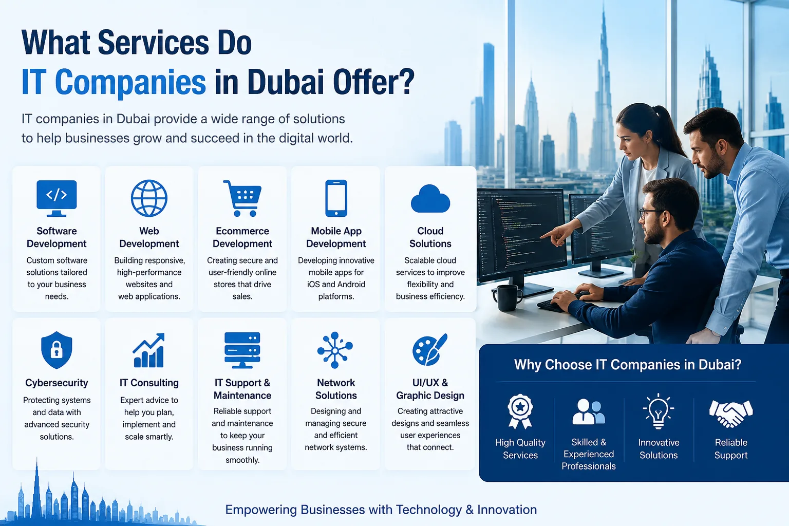 What Services Do IT Companies in Dubai Offer?
