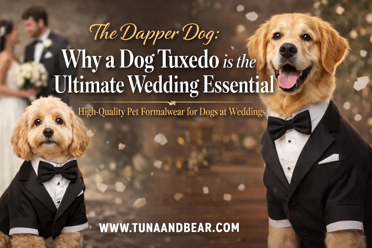 The Dapper Dog: Why a Dog Tuxedo is the Ultimate Wedding Essential