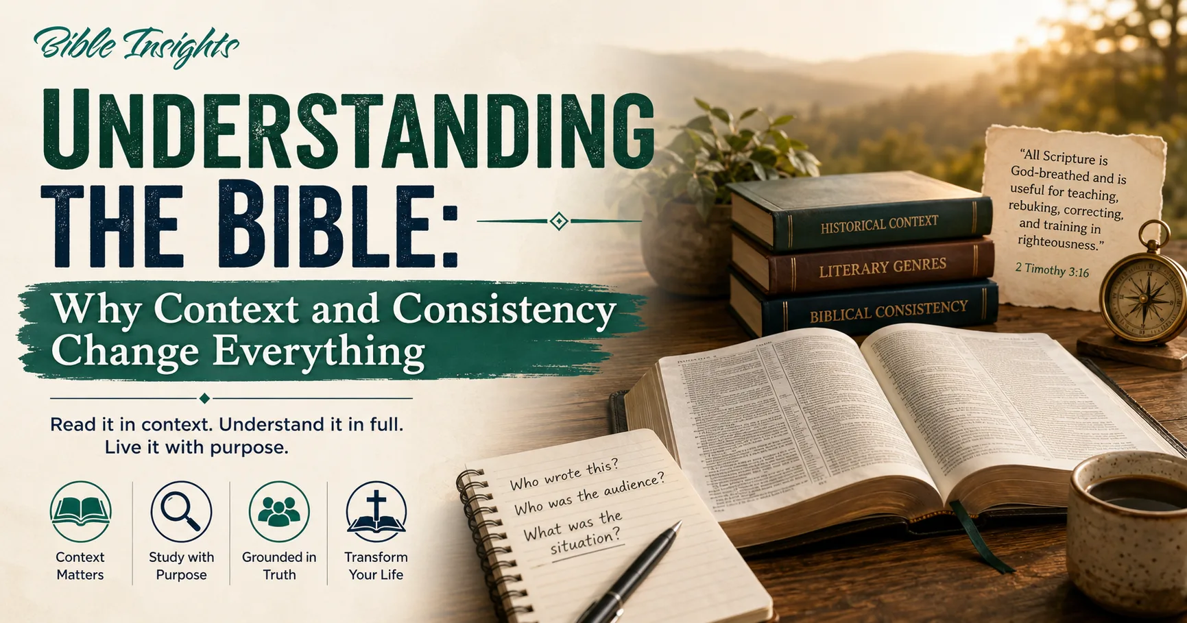 Understanding the Bible: Why Context and Consistency Change Everything