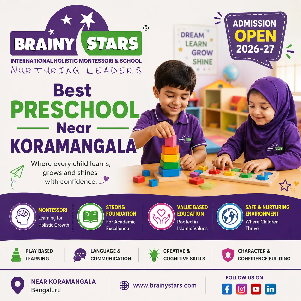 Why BrainyStars is the Best CBSE School at Bismilah Nagar for Quality Education and Holistic Growth