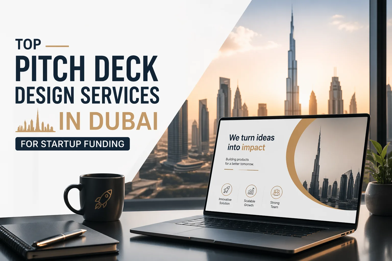 Top Pitch Deck Design Services in Dubai for Startup Funding