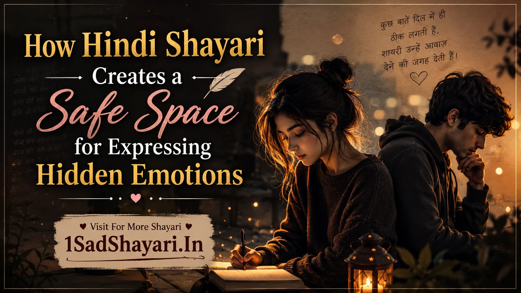 How Hindi Shayari Creates a Safe Space for Expressing Hidden Emotions