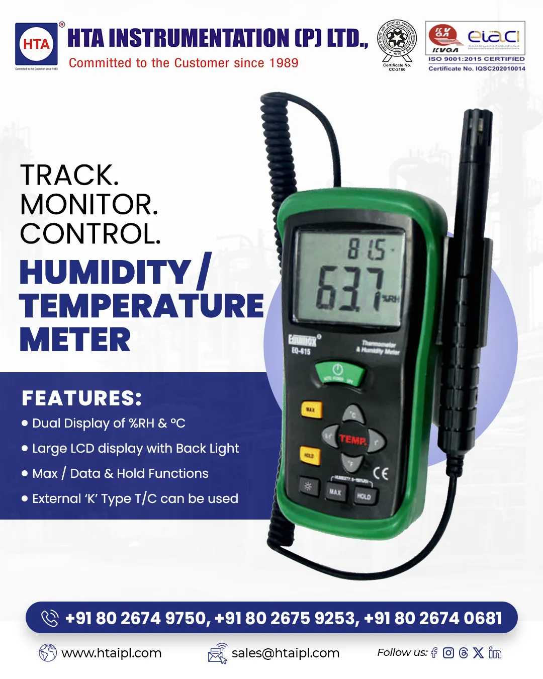 Precision-Driven Industrial Solutions in Bangalore for Accurate Measurement, Control, and Compliance