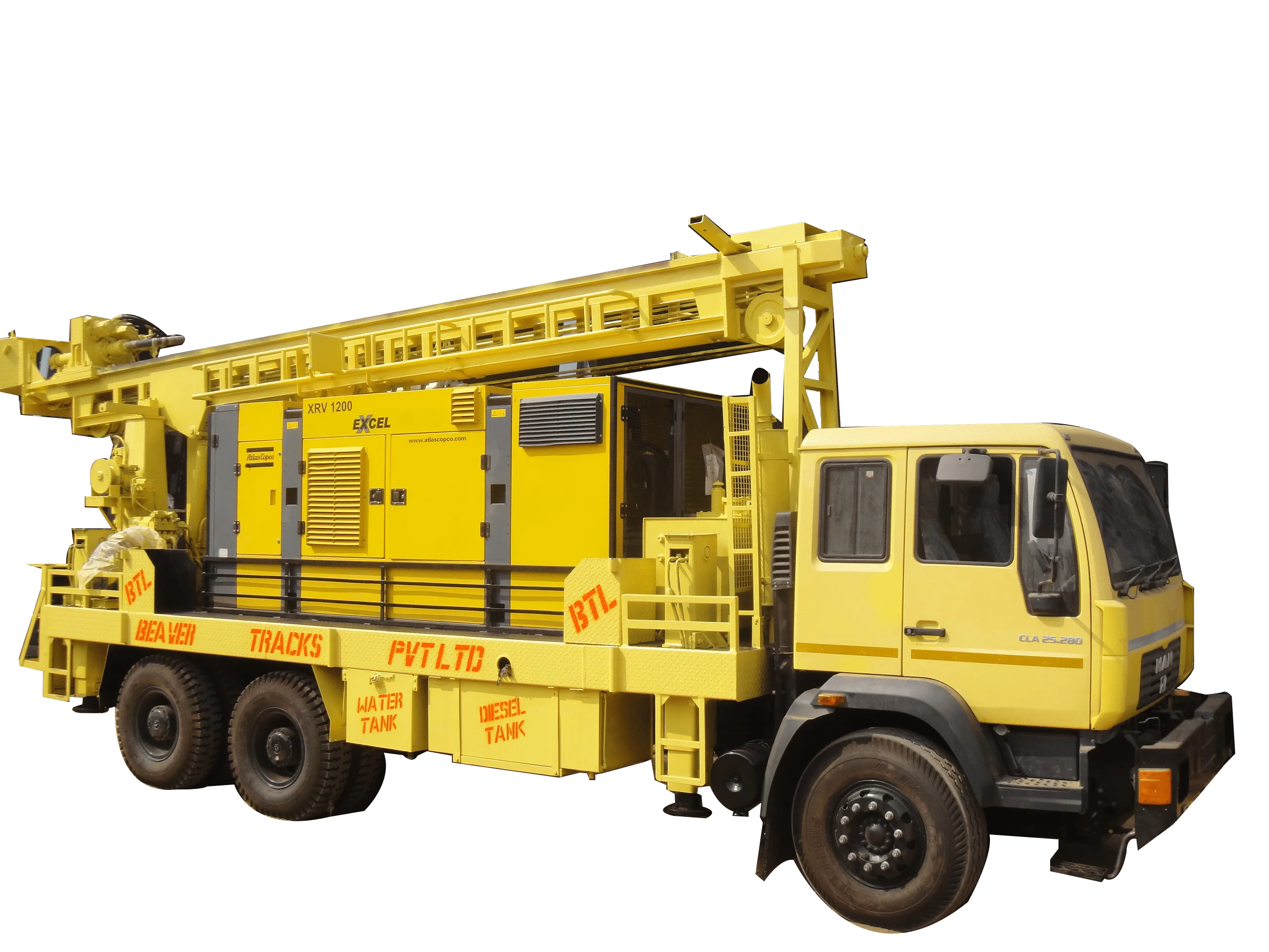 Rotary cum DTH Drilling Rig Manufacturer | Beaver Tracks