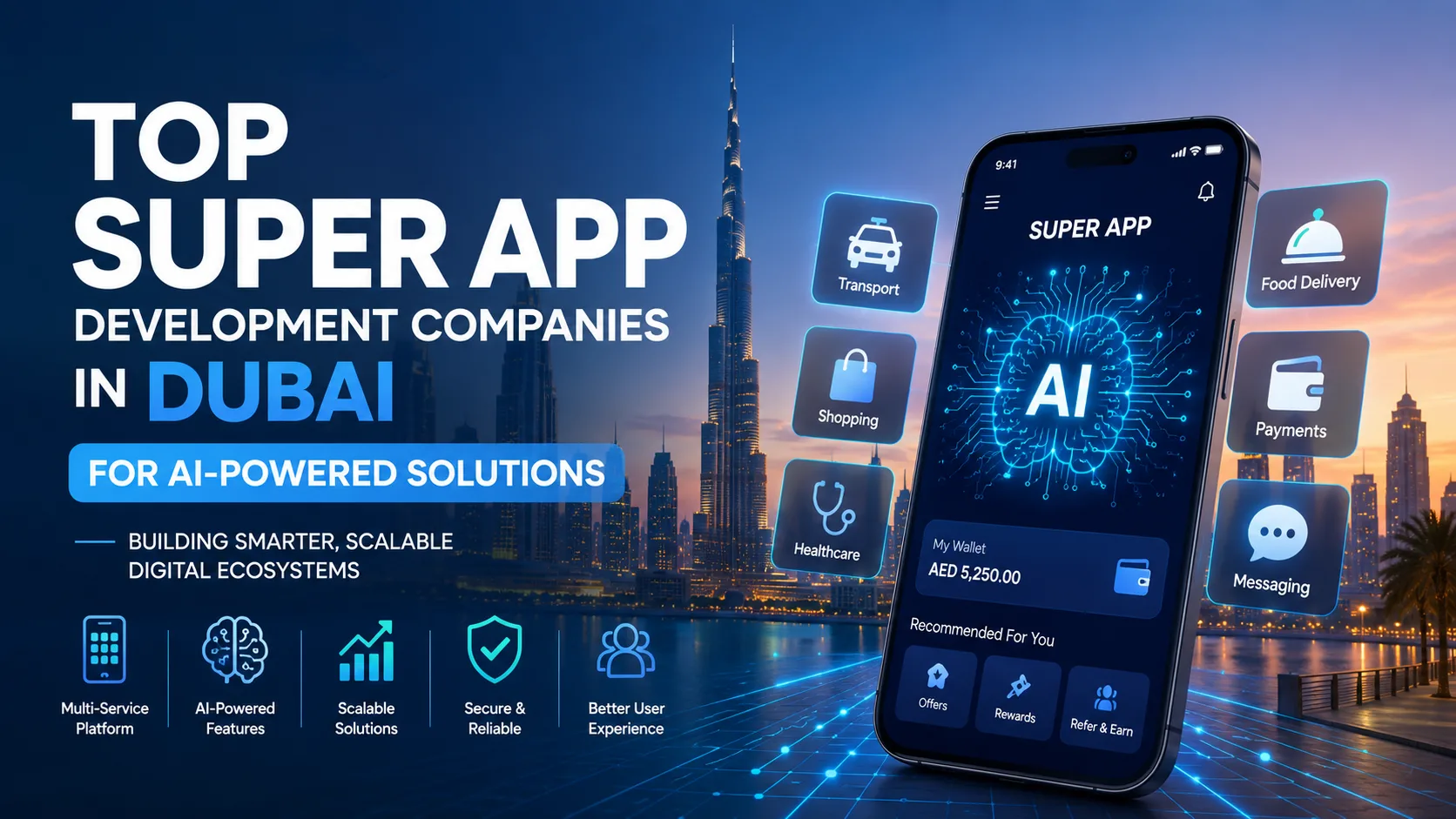 Best AI App Development Companies Building Super Apps in Dubai