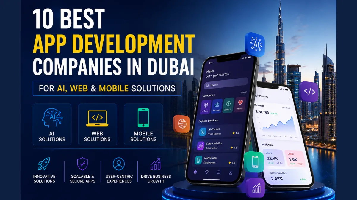 10 Best App Development Companies in Dubai for AI, Web & Mobile Solutions (2026)